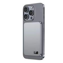 ultra-thin alloy magnetic power bank | wireless fast charger for iphone 16, iwatch & airpods