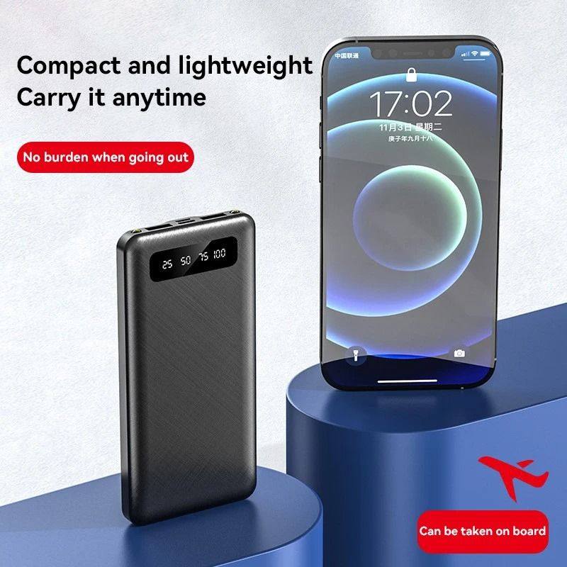 YM400S UltraHigh Capacity Power Bank 10000mAh Portable Charger With Flashlight Digital Display 2