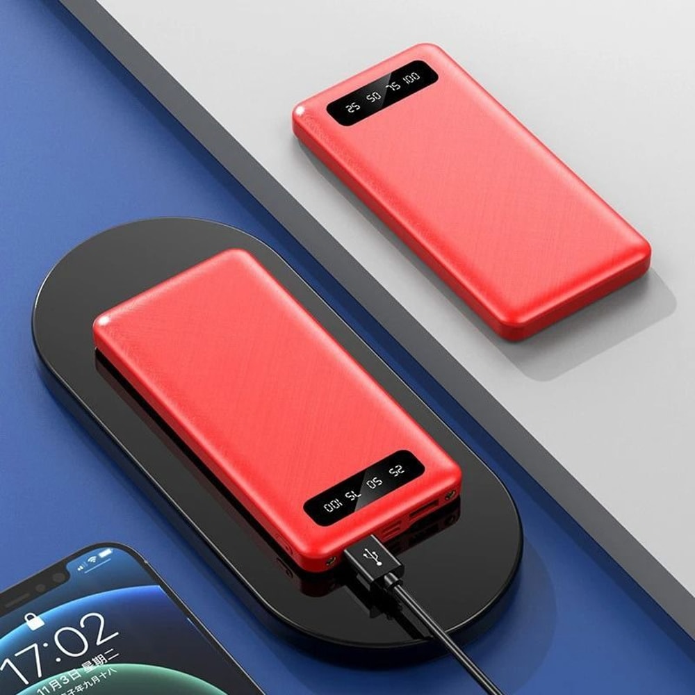 YM400S UltraHigh Capacity Power Bank 10000mAh Portable Charger With Flashlight Digital Display 6