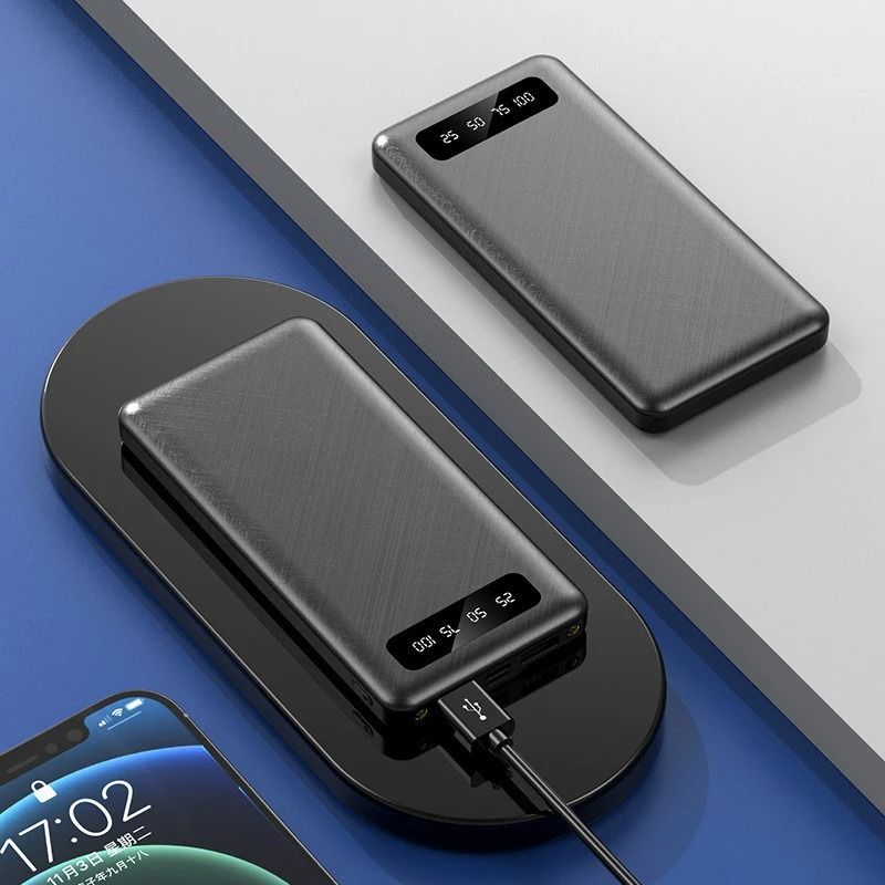 YM400S UltraHigh Capacity Power Bank 10000mAh Portable Charger With Flashlight Digital Display 7