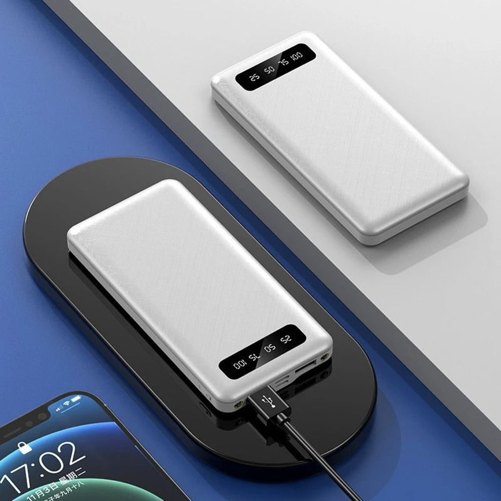YM400S UltraHigh Capacity Power Bank 10000mAh Portable Charger With Flashlight Digital Display 8
