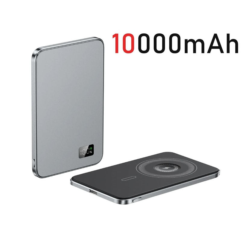 UltraThin Magnetic Wireless Power Bank 10000mAh PD20W Fast Charger For IPhone 16 MagSafe Devices 11