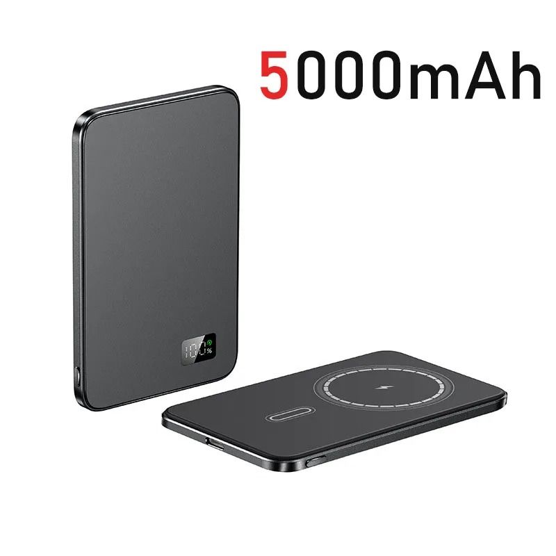 UltraThin Magnetic Wireless Power Bank 10000mAh PD20W Fast Charger For IPhone 16 MagSafe Devices 7