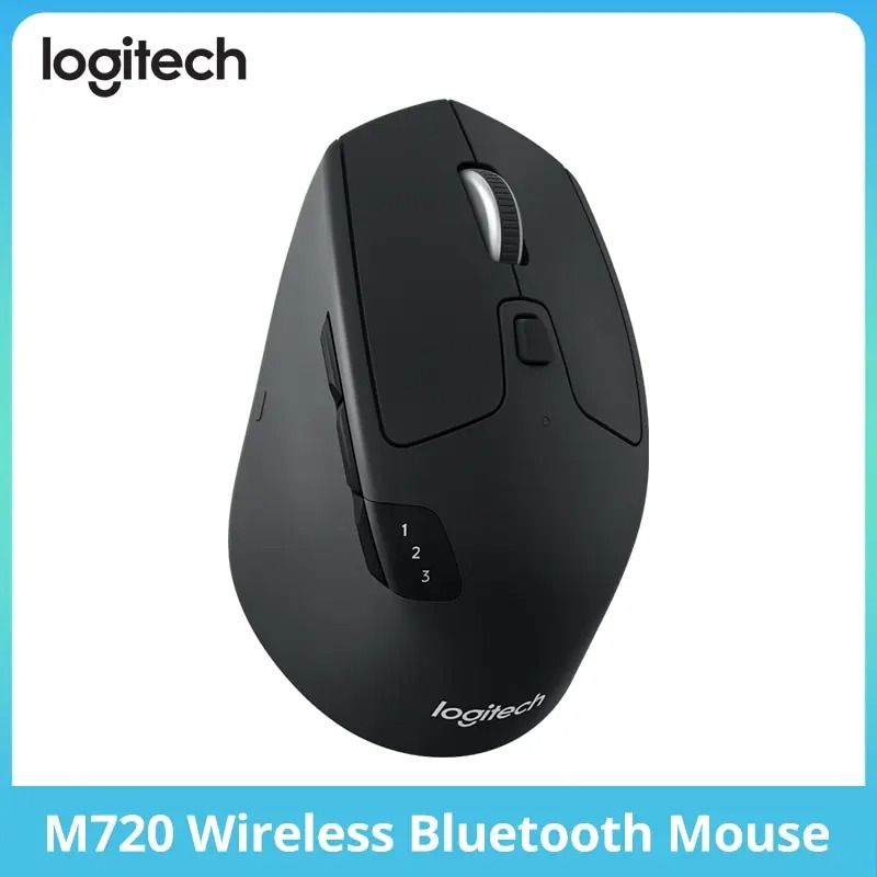 Logitech M720 Triathlon MultiDevice Wireless Mouse Bluetooth 24GHz DualMode Optical Mouse 0