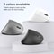 HXSJ T22 Ergonomic Vertical Mouse DualMode 24G Bluetooth 51 Rechargeable 2400DPI Mouse 1