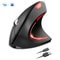 HXSJ T22 Ergonomic Vertical Mouse DualMode 24G Bluetooth 51 Rechargeable 2400DPI Mouse 6