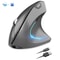 HXSJ T22 Ergonomic Vertical Mouse DualMode 24G Bluetooth 51 Rechargeable 2400DPI Mouse 8