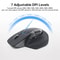 Rapoo MT760 MultiMode Wireless Mouse Ergonomic Rechargeable Laser Mouse With 4000 DPI 4