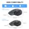 Rapoo MT760 MultiMode Wireless Mouse Ergonomic Rechargeable Laser Mouse With 4000 DPI 5