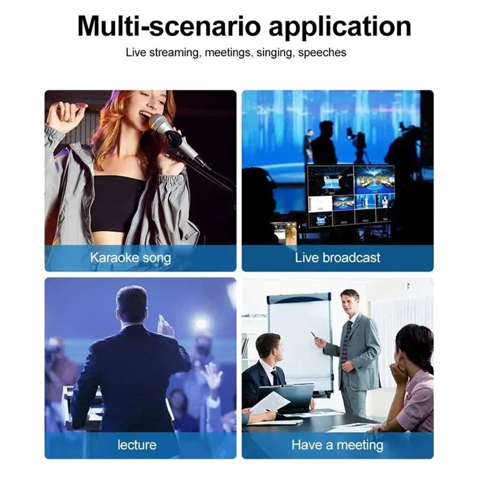 Universal Adjustable Mini Desktop Microphone Stand Portable Tripod Mic Holder 3