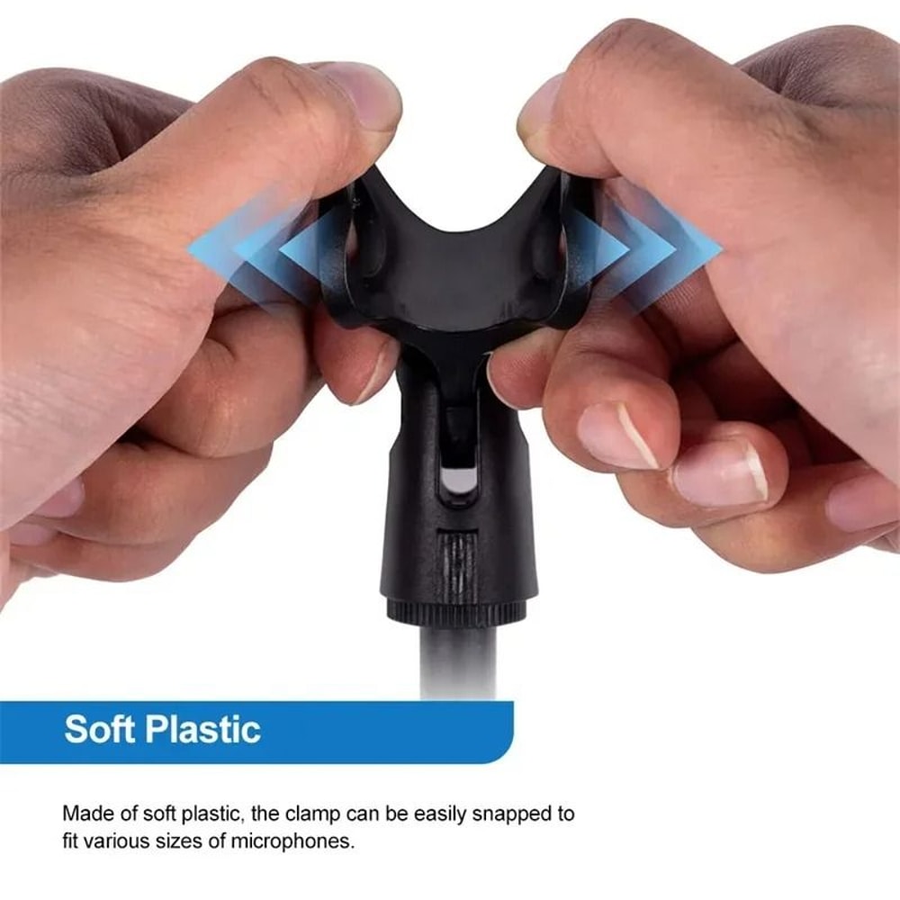 Universal Adjustable Mini Desktop Microphone Stand Portable Tripod Mic Holder 4