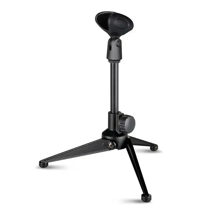 Universal Adjustable Mini Desktop Microphone Stand Portable Tripod Mic Holder 6