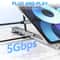 Universal Laptop Stand With Integrated USBC Hub HDMI 4K SDTF Reader PD Charging 3