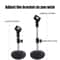 Universal Adjustable Desktop Microphone Stand Portable Pedestal Mic Holder For Speeches Live Stre 2