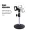 Universal Adjustable Desktop Microphone Stand Portable Pedestal Mic Holder For Speeches Live Stre 3