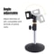 Universal Adjustable Desktop Microphone Stand Portable Pedestal Mic Holder For Speeches Live Stre 3