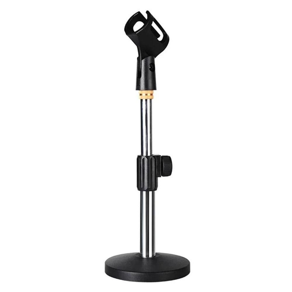 Universal Adjustable Desktop Microphone Stand Portable Pedestal Mic Holder For Speeches Live Stre 5