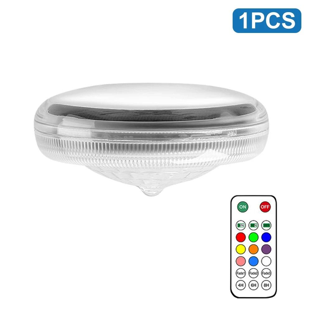 Solar Swimming Pool Lights With Remote IP67 Waterproof Floating RGB LED Atmosphere Lamp 6