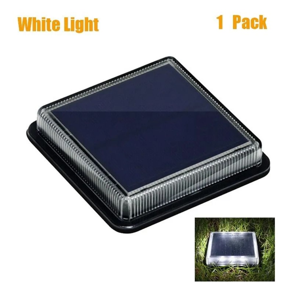12 LED Solar Deck Lights HighEfficiency Outdoor Step Stair Lamps For Garden Decoration 7