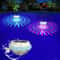 Solar Floating Pool Light Automatic Night LED With Colorful RGB Ambiance 0