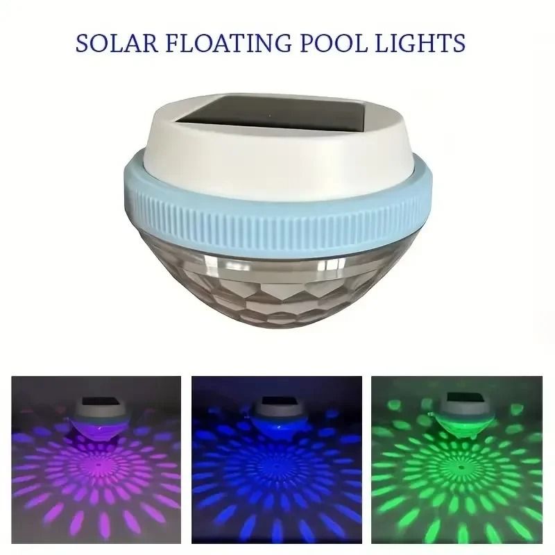 Solar Floating Pool Light Automatic Night LED With Colorful RGB Ambiance 1
