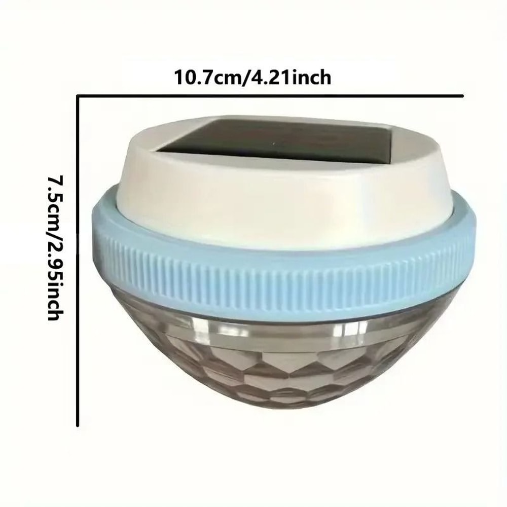 Solar Floating Pool Light Automatic Night LED With Colorful RGB Ambiance 4