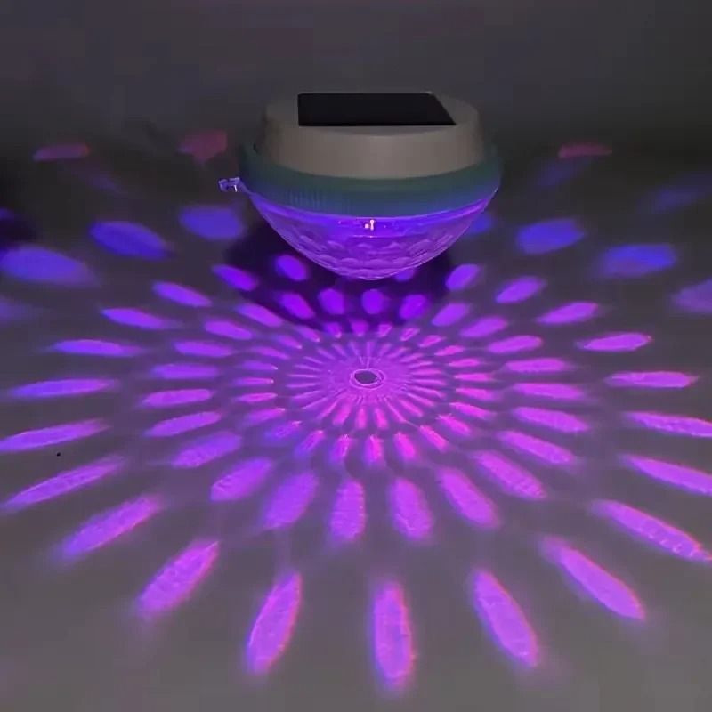 Solar Floating Pool Light Automatic Night LED With Colorful RGB Ambiance 5