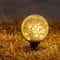 Solar Crack Glass Lamp 30 LED Waterproof Garden Light For Pathways Lawns 3