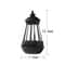 LED Solar Retro Kerosene Lamp Hanging Portable Candle Lantern For Outdoor Courtyard Garden 3