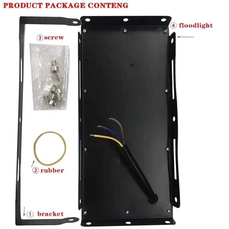 50W LED Flood Light IP65 Waterproof Outdoor Garden Projector Wall Spotlight 4