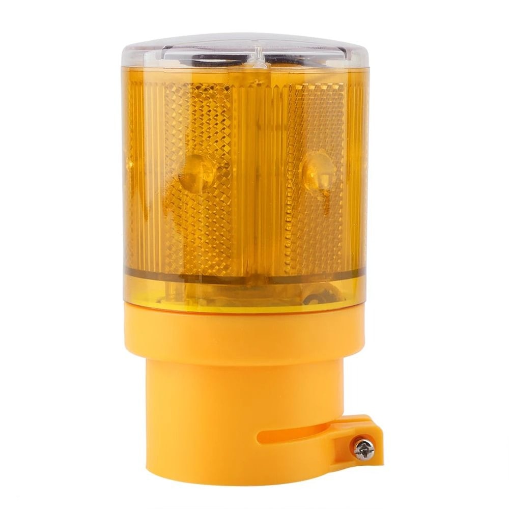Solar Powered Alarm Strobe Lamp Waterproof LED Emergency Warning Security Light 6