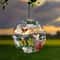 Solar Butterfly Pendant Light Outdoor Waterproof Weaving Mesh Round Ball Lamp 0