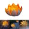 Solar Decorative Lotus Light Waterproof Cracked Glass Ball Flower Lamp For Gardens Courtyards 0