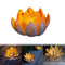 Solar Decorative Lotus Light Waterproof Cracked Glass Ball Flower Lamp For Gardens Courtyards 0