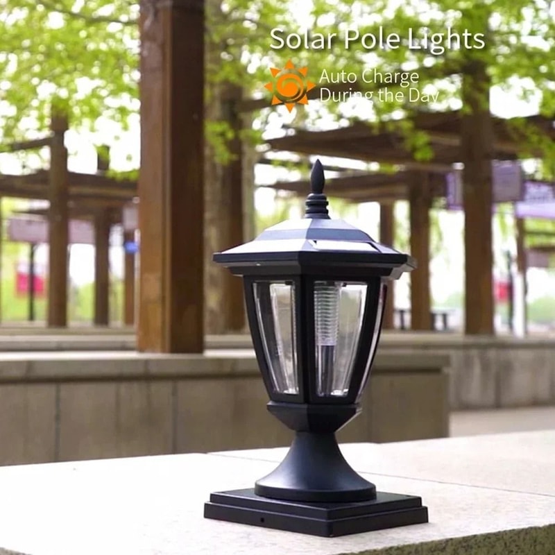 IP65 Solar Fence Gate Post Lamp HighBrightness Waterproof Outdoor Security Light For Courtyards 1