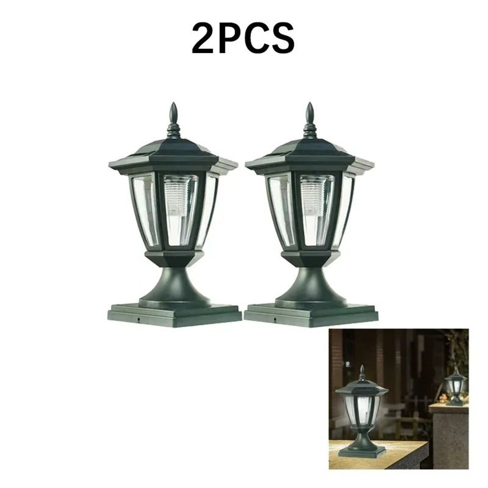 IP65 Solar Fence Gate Post Lamp HighBrightness Waterproof Outdoor Security Light For Courtyards 6