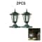 IP65 Solar Fence Gate Post Lamp HighBrightness Waterproof Outdoor Security Light For Courtyards 6
