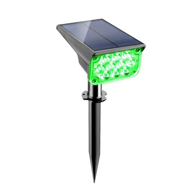 20LED Solar Landscape Spotlight IP65 Waterproof Adjustable Outdoor Green Security Light For Yards 6