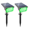 20LED Solar Landscape Spotlight IP65 Waterproof Adjustable Outdoor Green Security Light For Yards 7