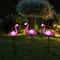 Solar Flamingo Garden Stake Lights Waterproof Pink Flamingo Lawn Ornaments Patio Decor 0