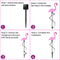 Solar Flamingo Garden Stake Lights Waterproof Pink Flamingo Lawn Ornaments Patio Decor 3