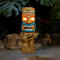 Solar Tiki Totem Statue Tropical Hawaiian Party Decor Outdoor Backyard Patio Lighting 1