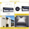 118 LED UltraBright Solar Wall Light 4400mAh Motion Sensor Security Lamp For Outdoor Decoration 2