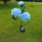 3Head Solar Peony Flower Garden Lights Waterproof Pink Outdoor Pathway Lamps Christmas Decor 5