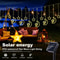 Solar LED Moon Star Curtain Lights Waterproof Outdoor String Lights With 8 Lighting Modes 0