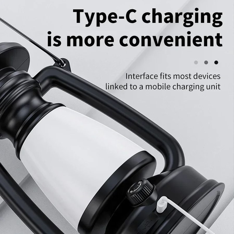 Vintage Solar Camping Lantern DualLED Ambient Horse Lamp For Picnics Outdoor Decor 4