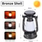 Vintage Solar Camping Lantern DualLED Ambient Horse Lamp For Picnics Outdoor Decor 7
