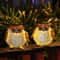 Hanging Solar Owl Lantern Waterproof Decorative Metal Garden Light For Patio Pathway 1