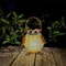 Hanging Solar Owl Lantern Waterproof Decorative Metal Garden Light For Patio Pathway 2