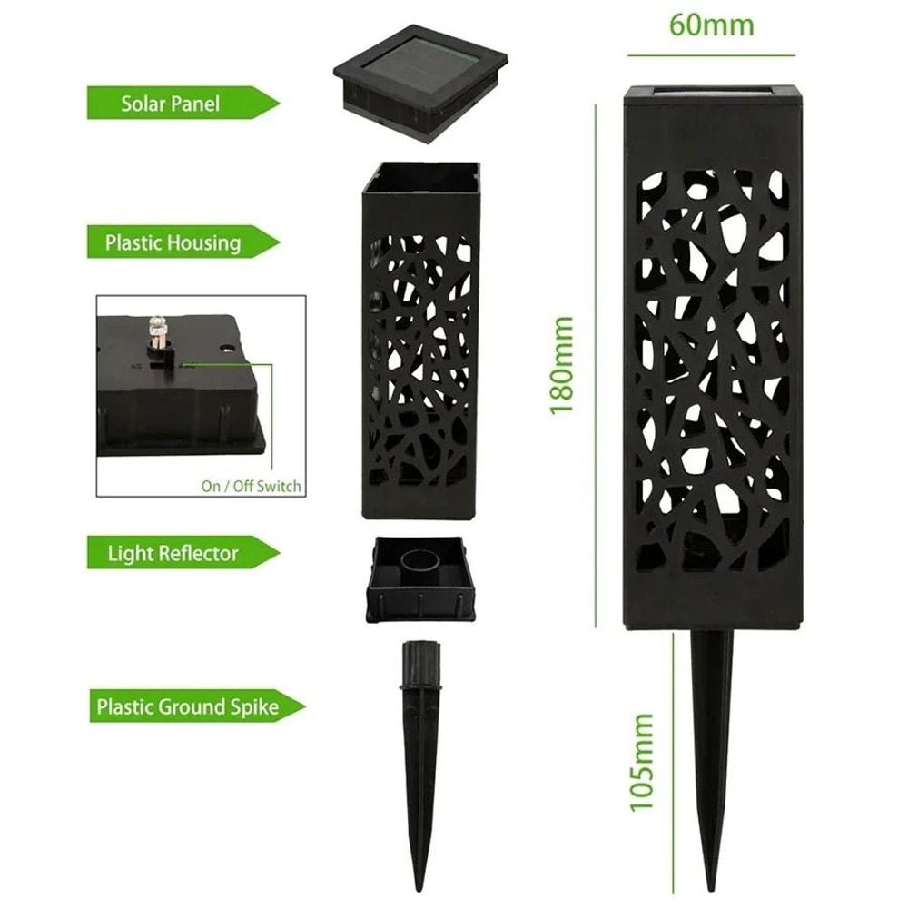 Retro Solar Lawn Light Waterproof IP65 Outdoor Landscape Lamp For Pathways Yards 1